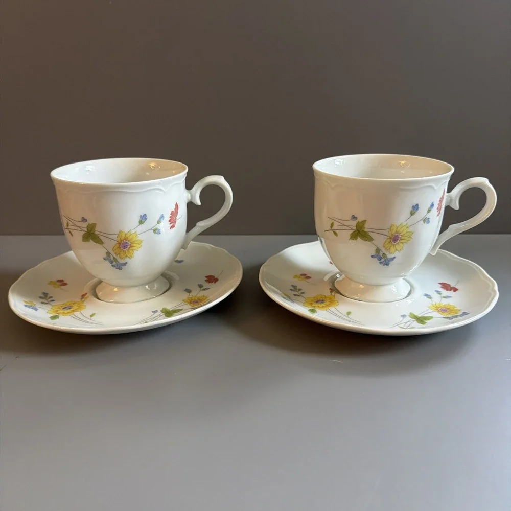 Set of 2 Vintage 1980s Rhythm China 